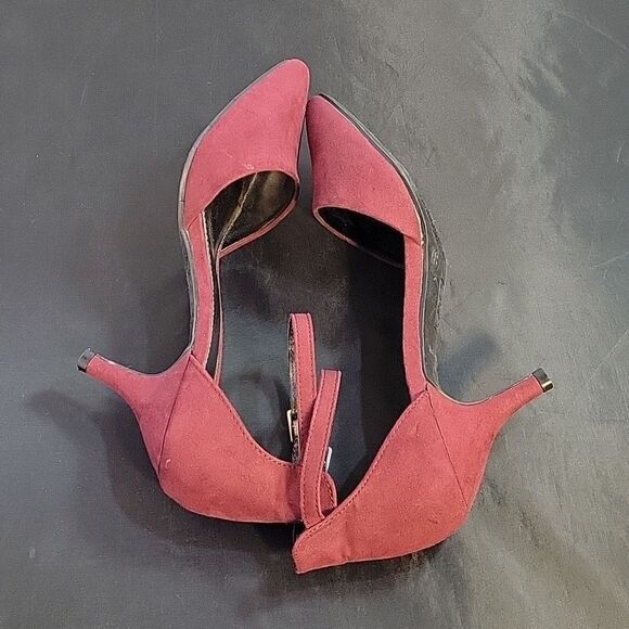 BRAND NEW CATO LOW HEEL ADJUSTABLE BUCKLE ANKLE STRAP POINTED TOE D'ORSAY SHOE - Picture 12 of 14